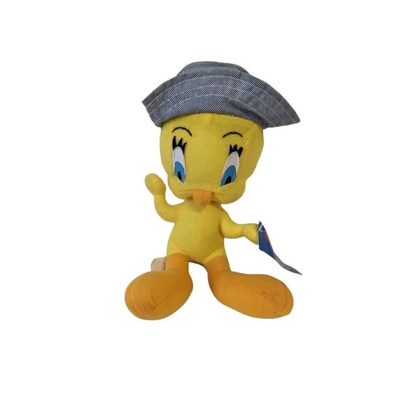 Warner Brothers Tweety Bird Plush surfed animal toy yellow blue 9 in - Picture 2 of 8
